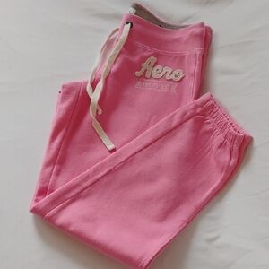 Aeropostale Pink Joggers with Logo